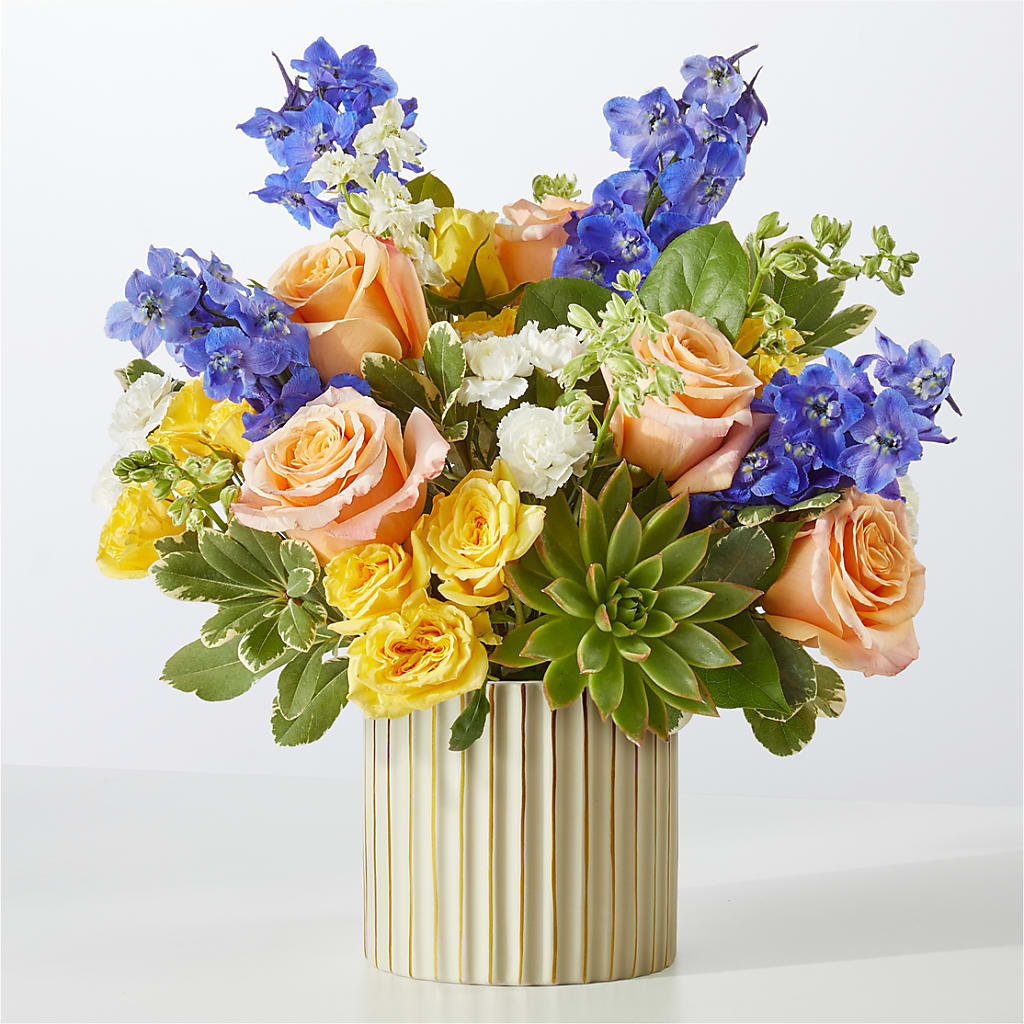 Cobalt Reverie Bouquet – Flora Bloom, Menifee CA