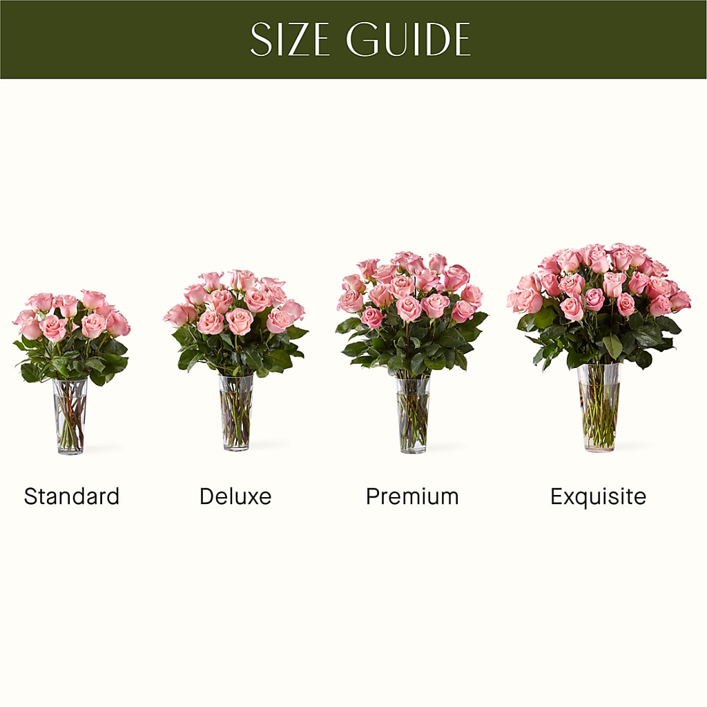 Long Stem Pink Rose Bouquet – Flora Bloom, Menifee CA