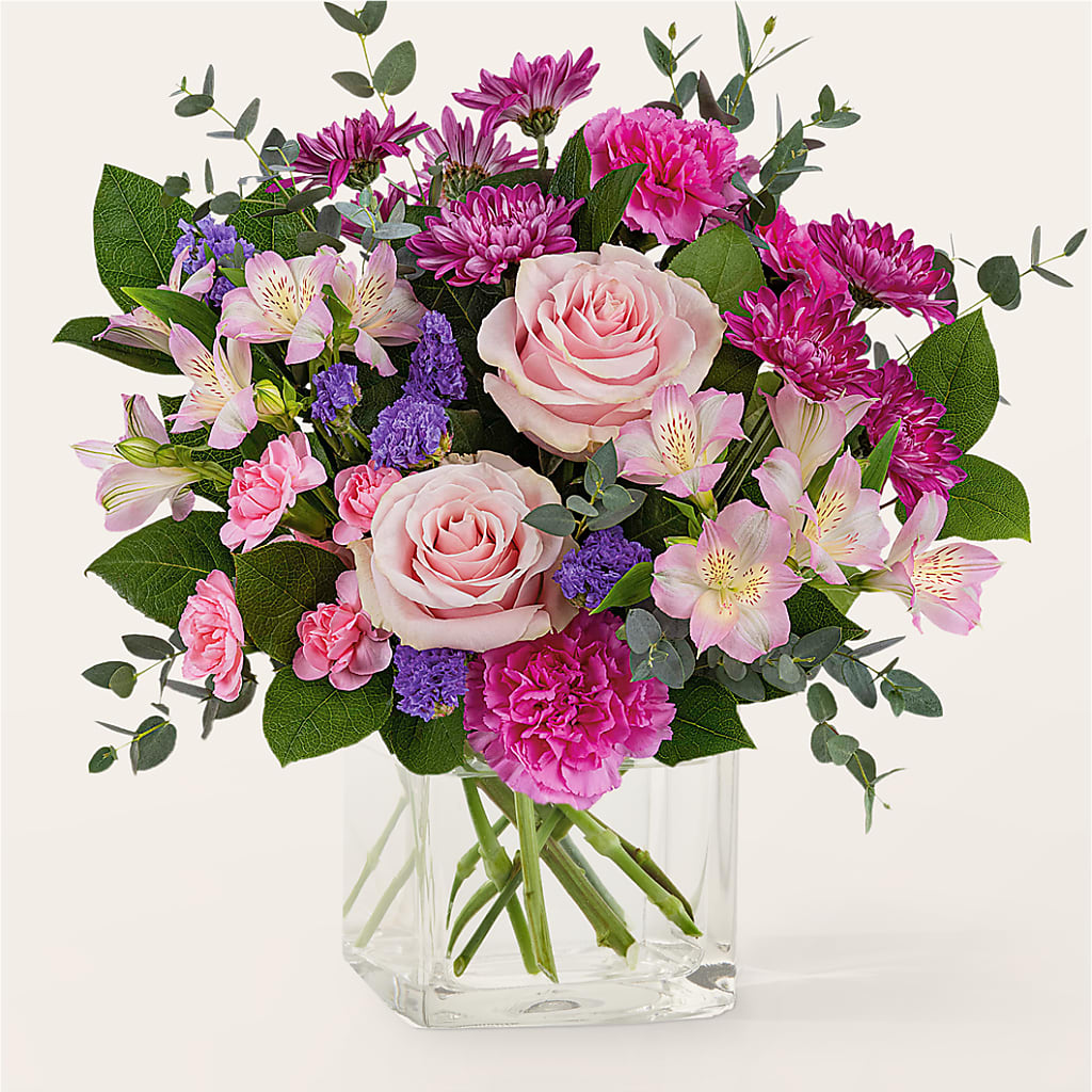 Rosy Radiance Bouquet – Flora Bloom, Menifee CA