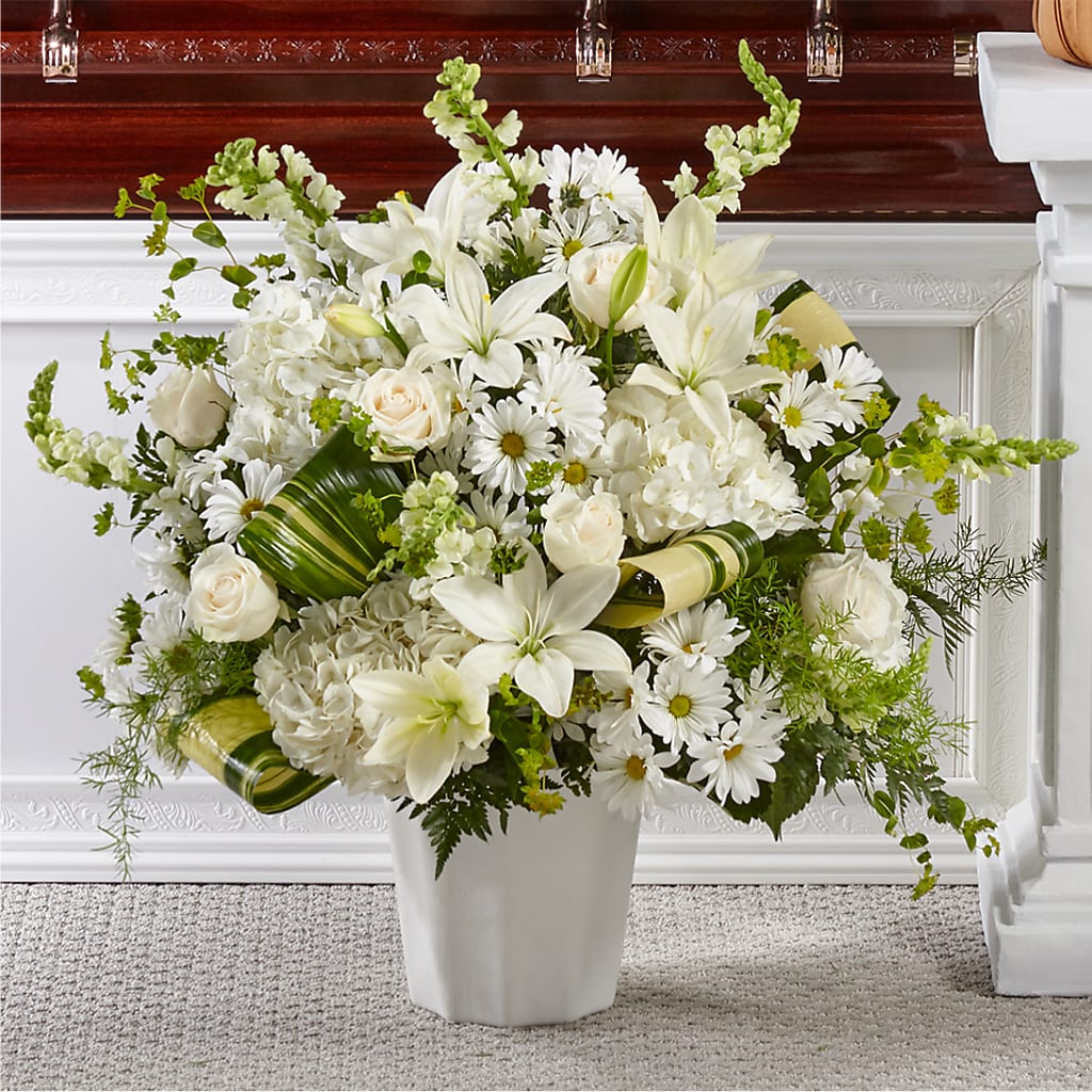 Thoughts of Tranquility Floor Basket – Flora Bloom, Menifee CA