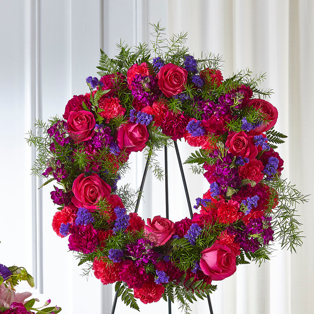 Calming Colors Wreath – Flora Bloom, Menifee CA