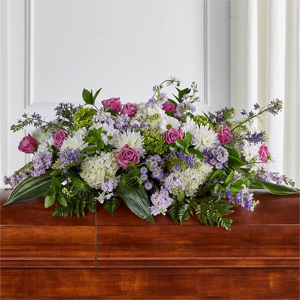 Meadows of Serenity Casket Spray – Flora Bloom, Menifee CA