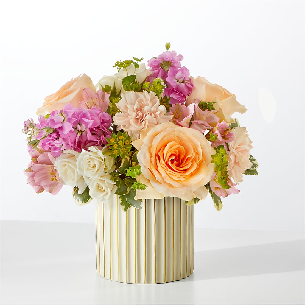 Paradise Bouquet with Ivory Vase – Flora Bloom, Menifee CA
