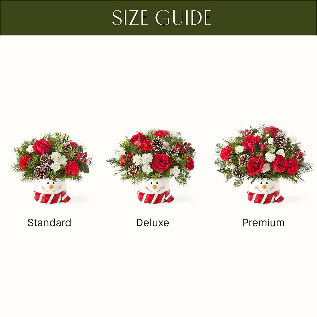 Jolly Snowman Bouquet –  Flora Bloom, Menifee CA