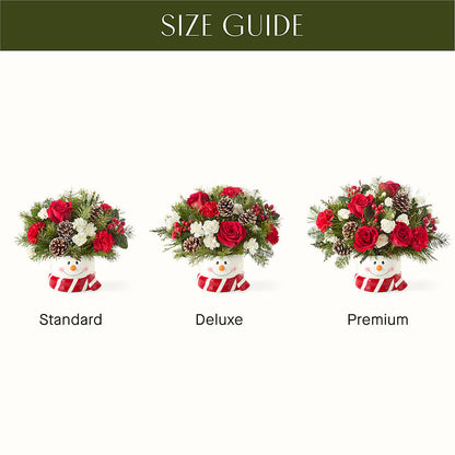 Jolly Snowman Bouquet –  Flora Bloom, Menifee CA