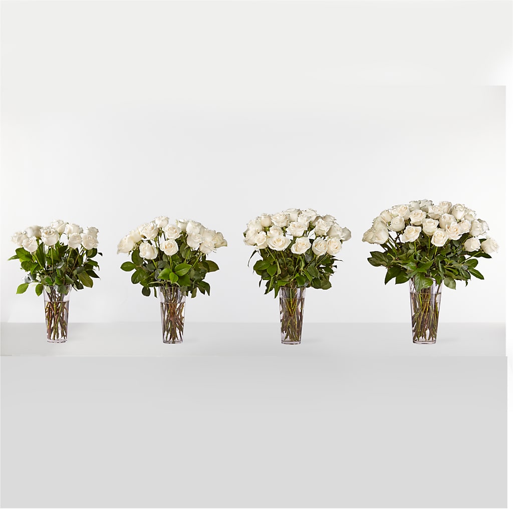 Long Stem White Rose Bouquet –  Flora Bloom, Menifee CA
