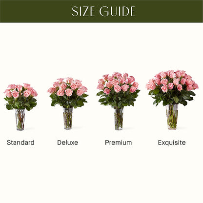 Long Stem Pink Rose Bouquet –  Flora Bloom, Menifee CA