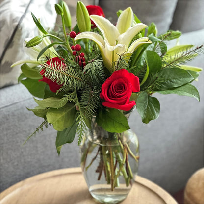 Sparkling Snowflakes Bouquet –  Flora Bloom, Menifee CA