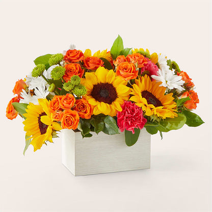 Sun-drenched Blooms Box Bouquet –  Flora Bloom, Menifee CA