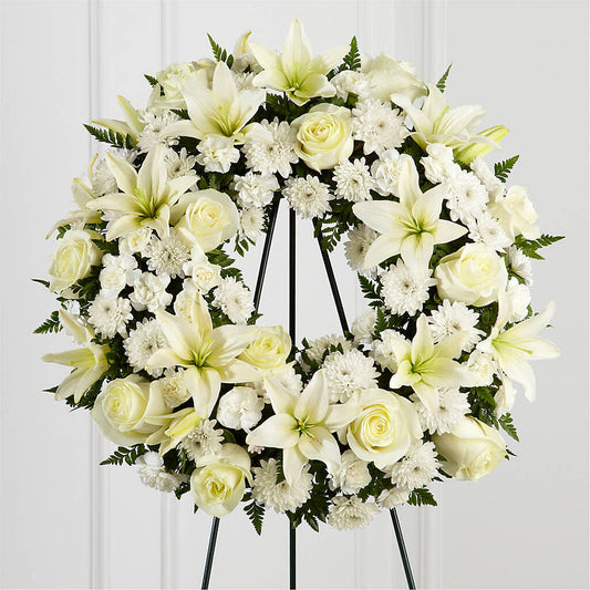 Treasured Tribute Wreath –  Flora Bloom, Menifee CA