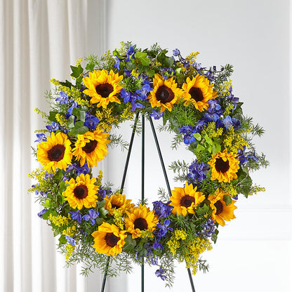 Bright Rays Wreath –  Flora Bloom, Menifee CA