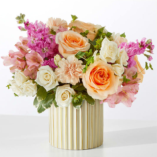 Paradise Bouquet with Ivory Vase –  Flora Bloom, Menifee CA